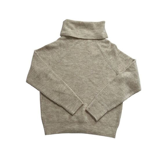 BP Cozy Ribbed Turtleneck Sweater In Beige Oatmeal - Picture 1 of 4